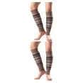 thumbnail image 2 of relayinert Tendance Jambes Sans Pied – Toute Tenue Confortable Genou Haut Chaussettes de Démarrage Kaki Taille Libre 2Set, 2 of 6