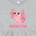 thumbnail image 4 of Inktastic Axolittle Cute Baby Axolotl Girls Baby Dress, 4 of 5