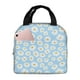 thumbnail image 1 of Easygdp Floral Daisy Bolsa Térmica Premium - Tela Oxford Impermeable, Gran Capacidad, Bolsillo Frontal, Unisex para Trabajo, Escuela, Actividades al Aire Libre y Picnics, 1 of 8