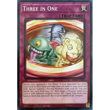 YuGiOh The Infinite Forbidden Common Three in One INFO-EN080