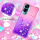 thumbnail image 4 of Funda para Honor 90 Lite 5G Transparente con Brillos Carcasa Protectora Antigolpes con Glitter Brillante, 4 of 5