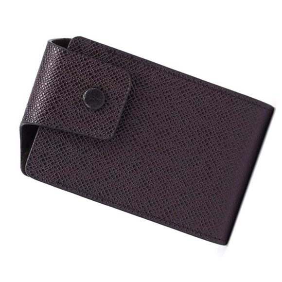 Tarjetero de visita Nikou Estuche para tarjetas de crédito de PU para hombre Compacto y ligero