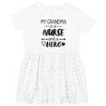 thumbnail image 3 of Inktastic My Grandma is a Nurse and a Hero Girls Toddler Dress, 3 of 5