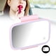thumbnail image 1 of Espejo liderado para para visera solar, espejo de maquillaje para visera solar para coche, luces led envolventes, enchufe de tálil de pantalla y juega con clip trasero retrápil, 1 of 7