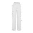 thumbnail image 4 of XFLWAM Cargo Pants Women Straight Leg Casual Elastic Work Pants Athletic Comfy Loose Stretchy Hiking Pants with Pockets White L, 4 of 6