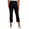thumbnail image 3 of Mario Serrani Women's Pull-On Capri, Black, XS, 3 of 5