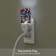 thumbnail image 5 of Balery Red Blue White Stars Luz Nocturna LED con Sensor Automático, Enchufe con Sensor Crepuscular, Luz Suave de 0.5W para Dormitorio, Pasillo, Baño-UK, 5 of 7