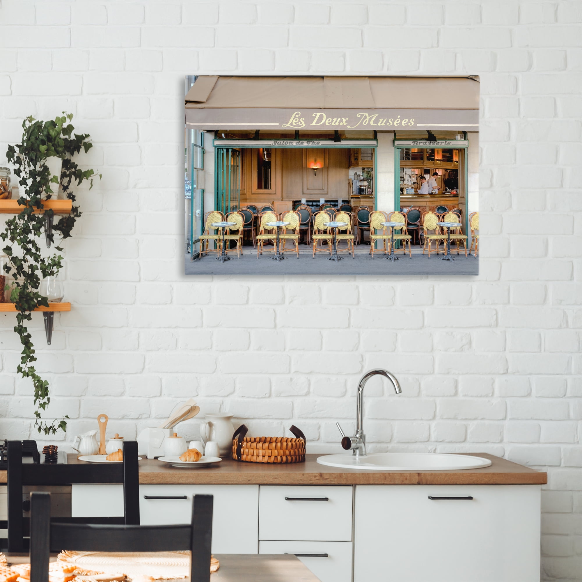 Stupell Industries Parisian Outdoor Seating Cafe Canvas Wall Art, design by Alan Blaustein