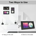 thumbnail image 2 of CD Music Display Case Frame, 14.2x7.7 Inches Display Disc and CD Box, Real Glass with EVA Foaming and Black Mat, Wall Haning and Tabletop Standing Solid Wood, 2 of 7