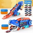 thumbnail image 1 of Dinosaur Transport with Metal Cars, City Dinosaur Ultimate Hauler Track Toy, 1 of 5