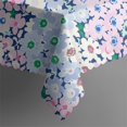 thumbnail image 4 of Rectangle Table Cloth, Waterproof Heavy Duty Vinyl Tablecloths, Wipeable Washable Table Cover Floral Rustic Seasonal Table Cover for Party Picnic Dinner Decor (Boho, 60" X 84"), 4 of 7
