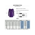thumbnail image 3 of Gvmfive Women's Zipper V Neck Cold Shoulder Long Sleeve Tunic T Shirts Blouse, 3 of 3