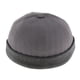 thumbnail image 1 of Sombrero Docker de moda urbana para hombre y mujer, gorra sin ala, gorra marinera sin ala Gris oscuro, 1 of 9