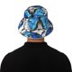 thumbnail image 5 of Balery Blue and White Butterflies Sombreros para el sol para hombre y mujer, sombrero de pescador con UPF 50+, 5 of 6