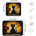 thumbnail image 3 of FREEAMG Halloween Décor Dish Drying Mat - 16 x 18inch- Extra Large Microfiber Dish Drying Mat, Dish Draining Mat, Counter top Mat, Halloween Black Cat, 3 of 7