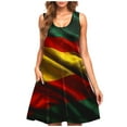thumbnail image 2 of Patlollav 2025 Independence Day Womens Casual Plus Size Sleeveless Round Neck Printed Short Dresses, 2 of 6