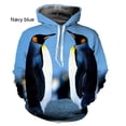 thumbnail image 4 of Sudadera con capucha con estampado de pingüino en 3D, sudadera con capucha con gráfico de animales, sudadera de moda para niños, sudaderas divertidas, ropa Harajuku, sudadera con capucha, 4 of 5