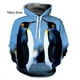 thumbnail image 4 of Sudadera con capucha con estampado de pingüino en 3D, sudadera con capucha con gráfico de animales, sudadera de moda para niños, sudaderas divertidas, ropa Harajuku, sudadera con capucha, 4 of 5