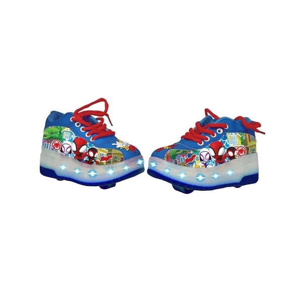Zapato Patín Disney Goplas Toys Avengers Talla 22 con Luz Azul