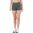 thumbnail image 2 of Womens Workout High Waist Running Nylon Dolphin Shorts, 2 of 7