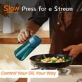 thumbnail image 4 of TrendPlain 16oz Glass Olive Oil Dispenser Bottle for Kitchen Gadgets Olive Oil Sprayer for Cooking with Stickers Navy, 4 of 7