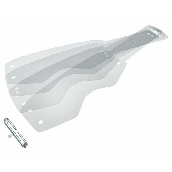 Scott Works Holeshot Prospect/Fury Tear-Offs 20pk Clear