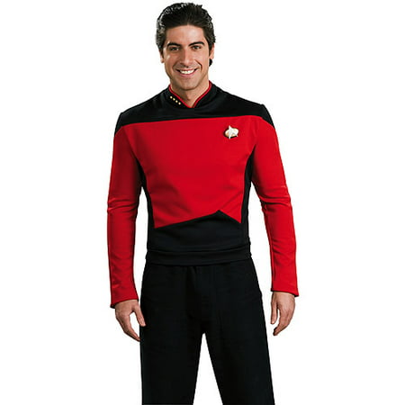 Star Trek Adult Deluxe Red Shirt Halloween Costume