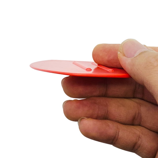 HEANUJJ 2Pcs Car Film Tool Red Flexible Scraper for Wrapping Protective Film and Removing Adhesive