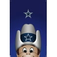 thumbnail image 4 of NFL Dallas Cowboys - S. Preston Mascot Rowdy Wall Poster with Pushpins, 22.375" x 34", 4 of 6