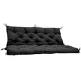 thumbnail image 6 of Modern Patio Cushion for Outdoor Furniture Bench Cushion 120*100cm/47.24*39.37in Black, 6 of 13