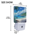 thumbnail image 4 of Boat on Sea and Beach Night Light 2 Pack LED Nightlight Plug into Wall Dusk to Dawn Sensor Soft White, 4 of 7