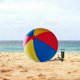 thumbnail image 1 of Bola de playa inflable bola de piscina al aire libre pvc plegable gran juego de agua de agua fácil de transportar juguete interactivo con bomba manual Diámetro de 80 cm, 1 of 10