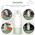 thumbnail image 4 of Portable Milk Warmer for Travel, 17 oz Capacity, 3 Min Fast Heating & Long Battery Life, Baby Bottle Warmer for Breast Milk and Water On-The-Go, Pasteurization Mode, Meets Full Day Feeding Needs, 4 of 11