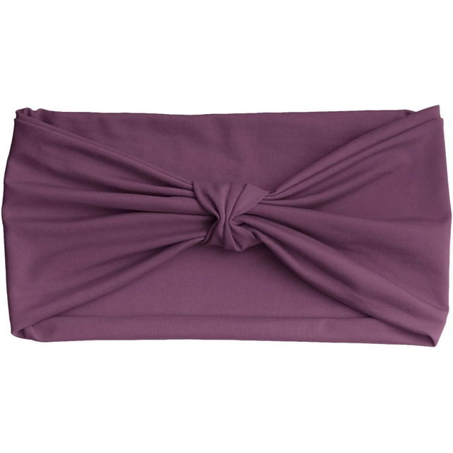 Bandeau pour Femmes, Bandeau Polyvalent Solide Multi-Style Décontracté pour Sports, Bandeau Extensible Respirant en Microfibre Évacuant l'Humidité pour l'Entraînement, la Course, le Yoga et Plus
