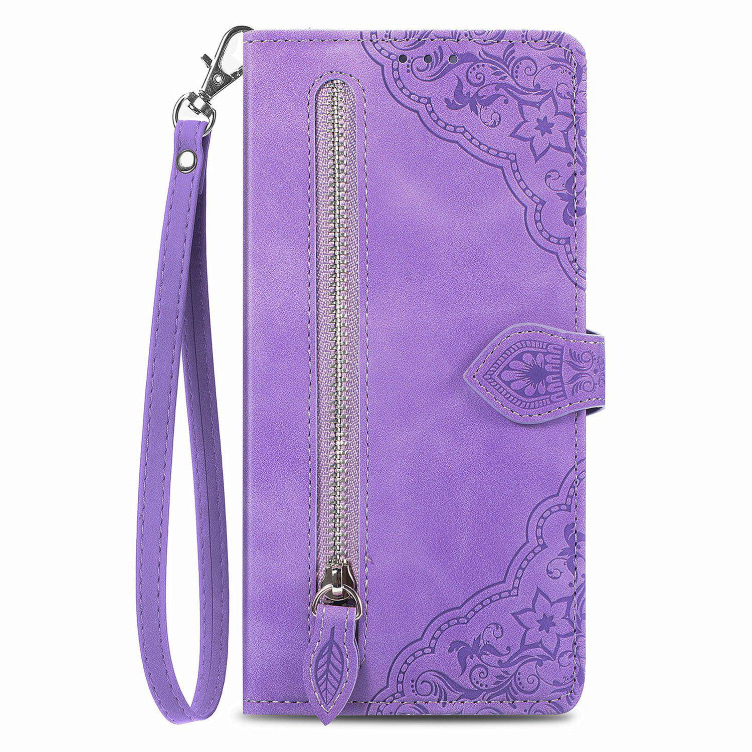 ETFAST Wallet Multi Card Slot Flip Zipper Leather Case For Realme C67 C65 C55 C53 C51 C35 C33 C30S C21Y C25Y C21 C15 C12 C25S V30T V30 V25 V20 V15  Phone case