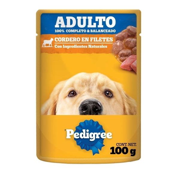 Alimento para Perro Pedigree Adulto Cordero en Filetes 100 g