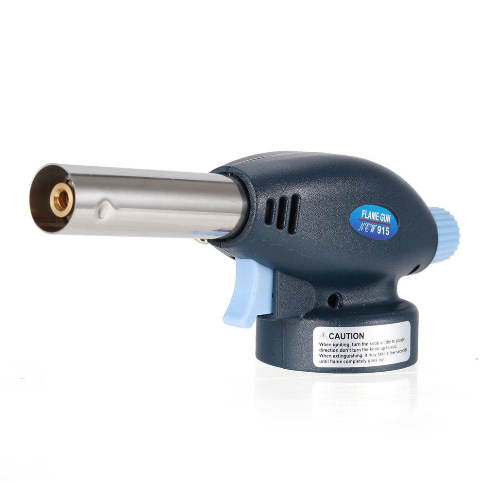 Gas Torch Butane Burner Auto Heating Ignition Flame Gun Burning Upto