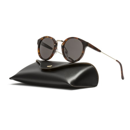 RETROSUPERFUTURE Super Panama Sunglasses SUD4R Havana Brown Frame Black Lenses