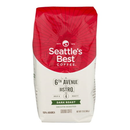 Seattle's Best Dark Roast Coffee Ground 6th Avenue Bistro, 12.0 OZ
