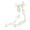 C, variant on Krdevn Organza Bow Hair Clip Long Wavy Streamer Ribbon Elegant Fairy Hair Barrette for Women Girls Wedding Ceremony Daily Party Hair Decoration Accessory