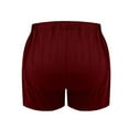 thumbnail image 6 of Lenpel Women's Sweat Shorts Casual Elastic High Waisted Drawstring Athletic Shorts Comfy Lounge Workout Shorts, 6 of 7