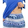 thumbnail image 6 of Jo & Bette Women’s Pajama Set 2pc, Long Sleeve Shirt and Pants Set, 6 of 7