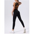 thumbnail image 2 of Conjunto de yoga ajustado de secado rápido for mujer, traje deportivo for correr con bolsillo, transpirable, de dos piezas, estilo nude, 2 of 6