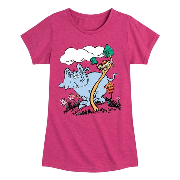 Dr. Seuss - Horton Hatches the Egg - Trees & Flowers - Toddler And Youth Girls Short Sleeve Graphic T-Shirt