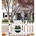 thumbnail image 5 of Beach House Door Sign Home Decor Round Wood Wreaths Wall Hanging Sign Farmhouse Porch Sign Front Door Decoration for Housewarming Gift All Seasons Holiday,11In, 5 of 5