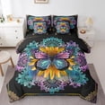 thumbnail image 1 of YST Boho Butterfly 7-Piece Comforter Set, Twin Size, Kawaii Wildlife Theme, 1 of 4
