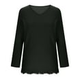 thumbnail image 5 of Weiqiqre Women's Sweaters Tunic Sweaters Crew Neck Long Sleeve Fall Casual Slouchy Knit Pullover Tops, 5 of 7