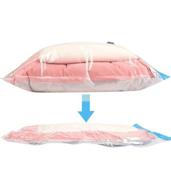 QQbed XXL 20 Pack Double Seal Waterproof Vacuum Storage Bags 52"x39" (130x100cm) Reduces Size by up to 80%