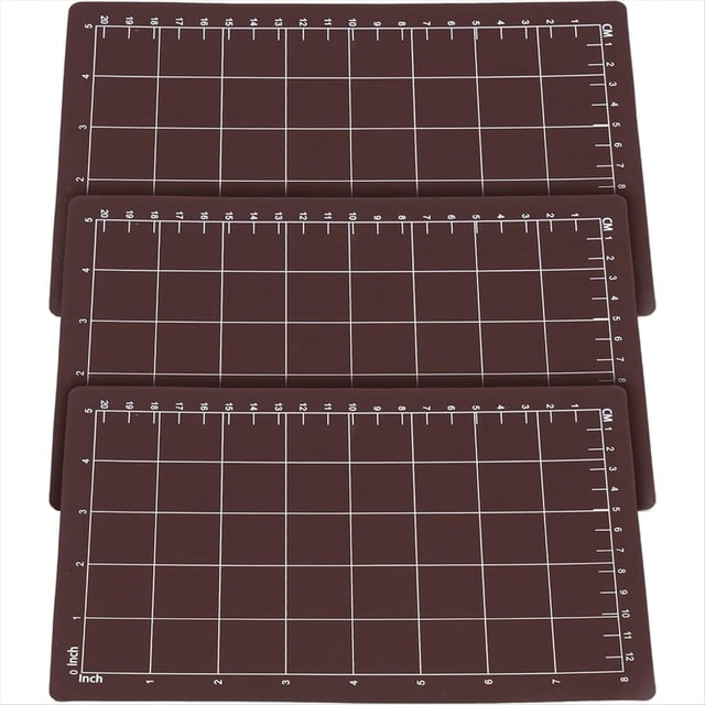 3Pcs Magnetic Shim with Card Size Grids Black Magnetic Cutting Pads Reusable Embossing Machine Pads Die Cutting Machine
