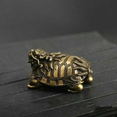 thumbnail image 5 of Bronze Solid Antique Chinese Style Dragon Turtle Xuanwu Brass Ornaments, 5 of 8